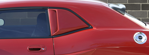 Side Quarter Window Scoops Kit 08-up Dodge Challenger - Click Image to Close